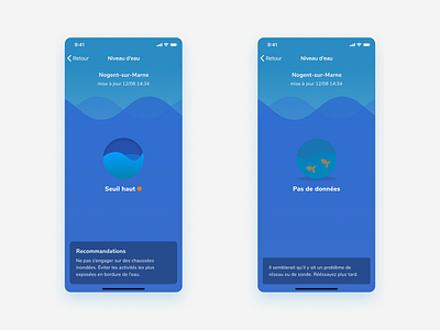 Water Level app app design application city design figma flood illustration mobile ui ux water water level