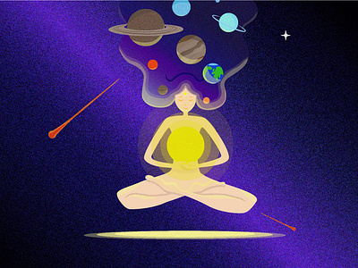 Solar system art character design cosmic cosmos design flat illustration illustrator planets solar system vector