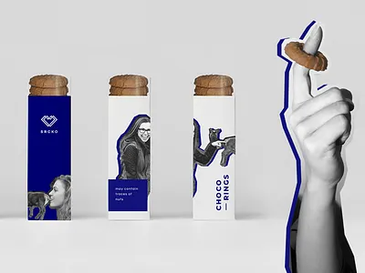 Chocorings blue branding chocolate chocorings illustration logo package packaging packaging design
