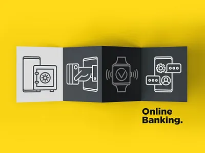 Online Banking | 16 Thin Line Icons Set bank banking business concept design digital finance financial icon illustration internet management modern money online payment symbol technology vector web