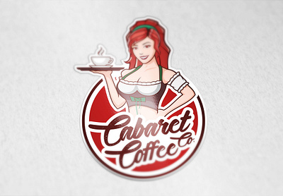 Cabaret Coffee Co awesome bingo brand cartoon casino character clean colorful design gambling game gaming illustration logo mascot playful slots ui vector web