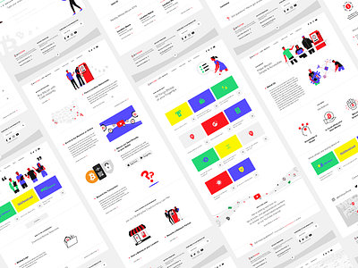 Bitstop Website atm bitcoin crypto illustrations money website website design