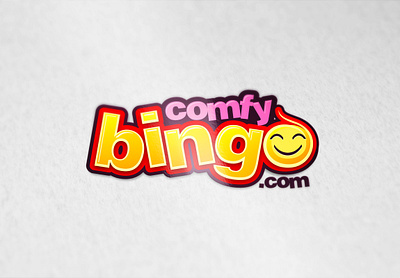 Logo for Comfy Bingo awesome bingo brand cartoon casino character clean colorful design gambling game gaming illustration logo mascot playful slots ui vector web