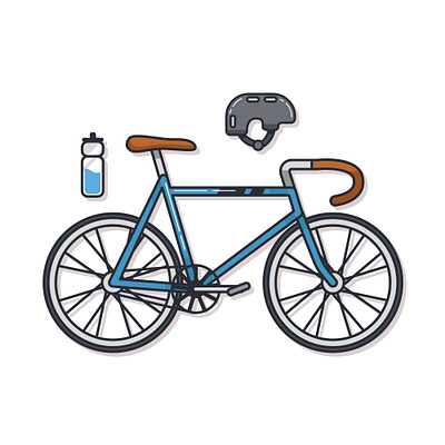 Bike Icon app bike cycle cycling design dribbble freepik icon illustration logo ui ux vector
