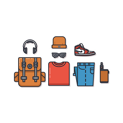Man Stuff Icon app design dribble flaticon freepik icon illustration logo ui ux vector