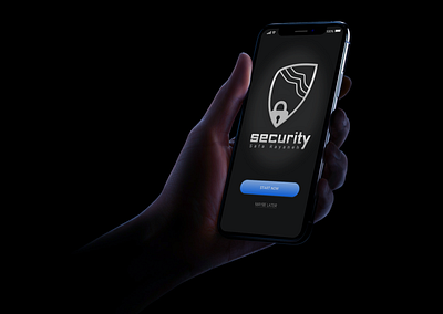 Security app (metallic version) androi app branding design icon illustrator ios logo mobil splash typography ui ux vector