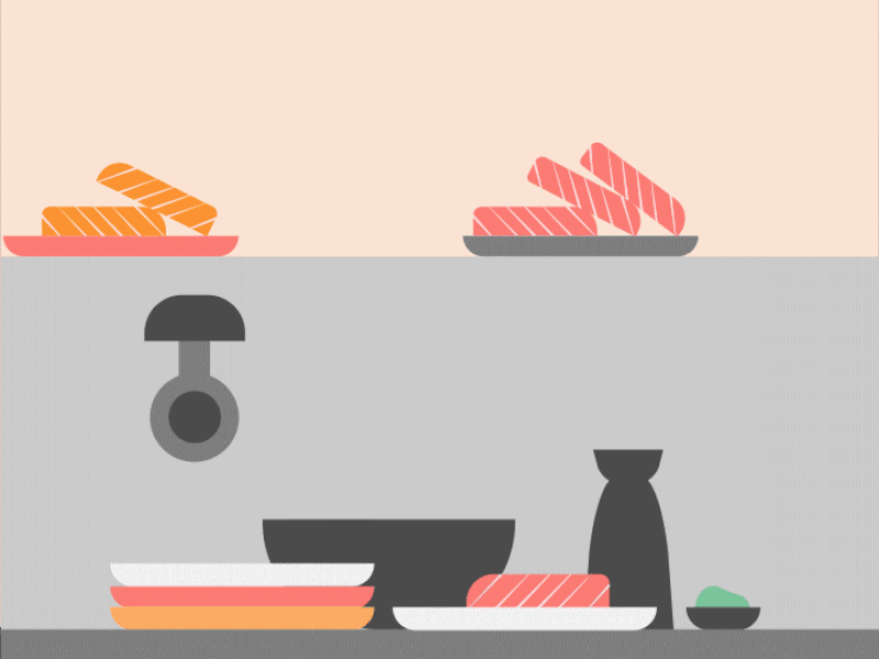 sashimi illustration