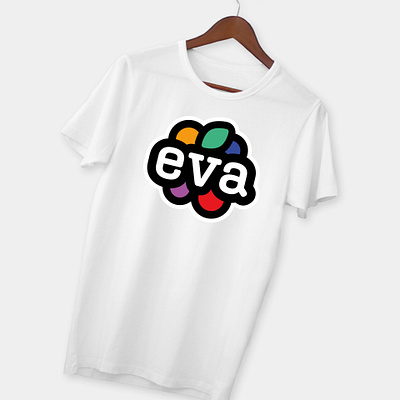 Eva Branding batau branding clothing dutch evainfruitparadise fruit fruity holland identity logo mockup netherlands plants shirt studiobatau vegan vlogger