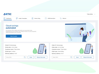 Artic clean ui creative design dashboard dashboard design design gradients illustrations interface modern shipping management ui uidesign ux web