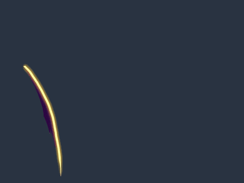 Wing animation framebyframe glow