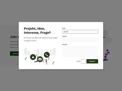 Contact Us Popup @concept @dribbble @ui @ux agency contact design popup university website