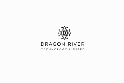 Logo for a Chineese Company DRAGON RIVER Tech.Ltd branding design flat logo logo design minimal minimalist logo modern monogram