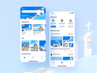 travel app app design ui