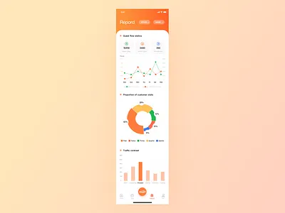 Application report app car report forms ui ux