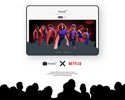 Friend TV app bullet design friends logo mobile motion movie netflix tv ui ux video