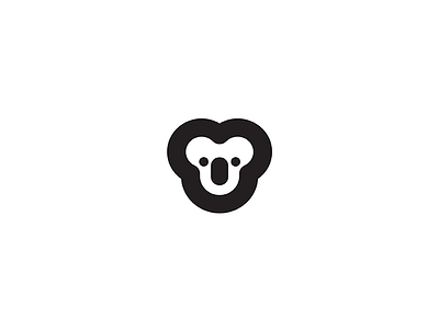 Koala abstract animal australia bear bold branding icon idenity illustration logo mark minimal minimalist nature wild