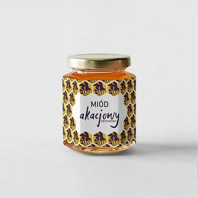 Honey jar label design design honey jar mockup label label design labeldesign