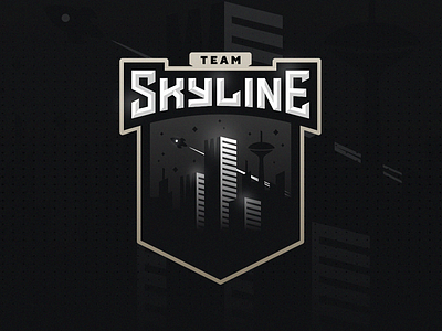 Skyline branding building city cityscape esport esport logo esports esports logo icon identity illustration logo mascot rocket skyline stars team