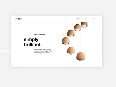 Simple. design font gray interior lights minimal minimalistic simple design web white