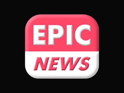 Epic News - DAY 37 (Daily Logo Challenge) branding daily dailylogo dailylogochallenge dailylogodesign design logo logo design logodesign news news station tv news vector