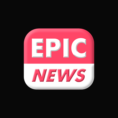 Epic News - DAY 37 (Daily Logo Challenge) branding daily dailylogo dailylogochallenge dailylogodesign design logo logo design logodesign news news station tv news vector