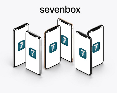 SevenBOX app branding design icon logo minimal ui ux