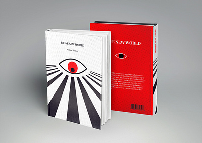 'Brave New World' book cover re-design book design illustraion typography