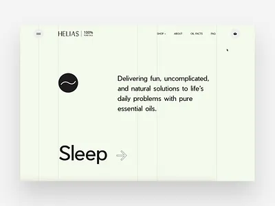 Helias - liquid scroll animation creative ecommerce liquid motion oil product scroll ui ux wave web web design webgl website
