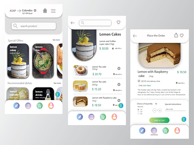 Food Delivery app -Order Page app delivery app food app food delivery app homepage ios item menu mobile order page resturent app uiux