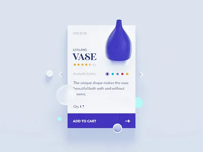 Ikea Store Modal 3d animation app bowl buy cart clean concept ecommerce ikea modal shop shopping store ui vase web wordpress