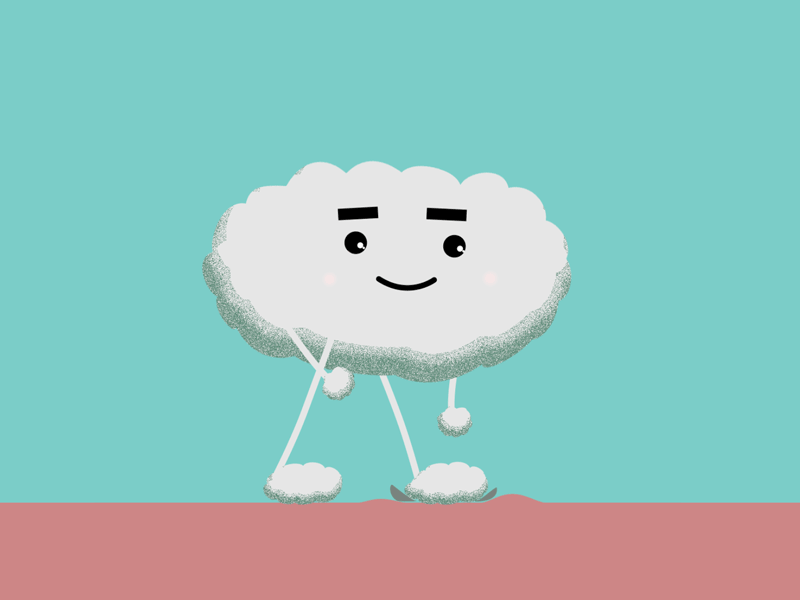 Cloud Walk Cycle 2d art aftereffects animade animate animated animated gif animation duik flat fun gif illustraion looping motion motion design motion designer motiongraphics motionlovers walkcycle walking