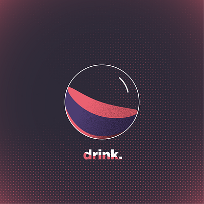 Drink. design flat illustration illustrator logo photoshop texture vectorart wine