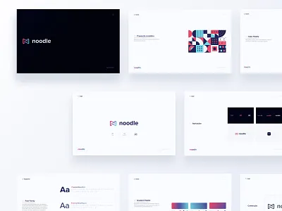 Noodle Brand book band book brand book brand manual light logo manual styleguide