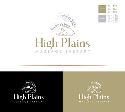 High Plains Massage Therapy adobe beauty fiverr flat icon logo minimal minimalist nature spa symbol wellness yoga