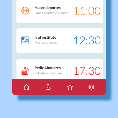 Mis Actividades 03 activities adobe xd app app design clean dnm.design figma invision iphone x minimal mobile morrongiello sketch ui userinterface uxui