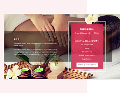 SomaBay Spa artwork creative design relax spa space ui webdesign