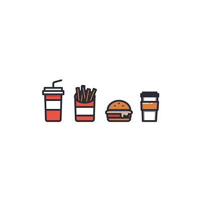 Meals app burger design dribbble freepik icon illustration logo meals ui ux vector