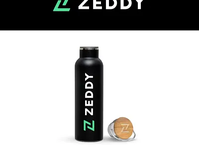 Modern logo concept for Zeddy app branding design flat icon logo minimal vector