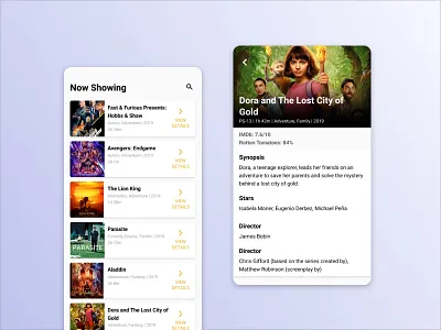 UI Exploration Case Study: Movie android design ios mobile movie ui ui design uiux ux