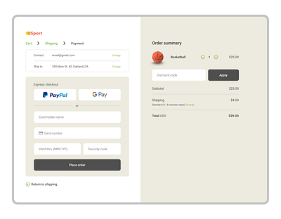 DailyUI 002: Checkout checkout checkout form checkout page creative dailyui dailyui 002 dailyuichallenge design flat flat design form interface interface design ui uidesign ux visual design web web design webdesign