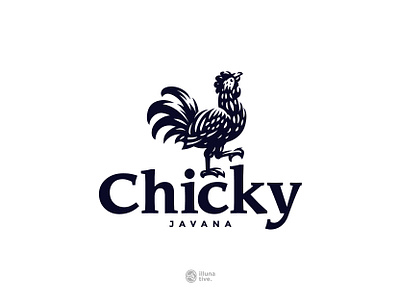 Chicken Logo animal black branding identity buy buy logo chicken classic clean crow farm garden logo logo for sale mark negative space professional ranch rooster strong symbol