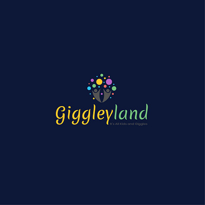 Giggleyland Logo Design babypink babyshop design kids illustration kidslogo logo logo design logo icon