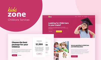 Kids Zone - WordPress Theme for Childcare childcare children gutenberg kid kindergarten woocommerce wordpress theme