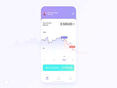 BNK App - Dashboard app bank banking clean design interface iphone mobile ui ux