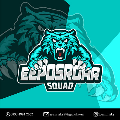 MACAN branding design esports logo gaming icon illustration lettering logo mascotlogo vector