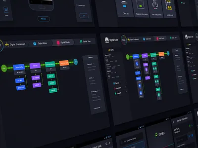 Digital cube icon illustration ui ux