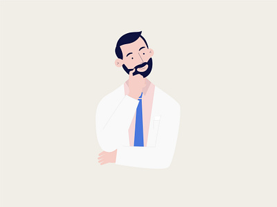 Doctor app design illustration ui vector