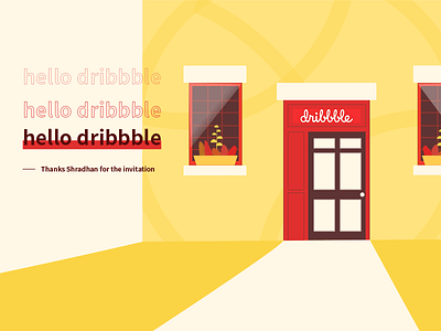 hello dribbble 1 design