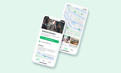 Discover a city app app city design discover iphone11 map smartphone transition ux