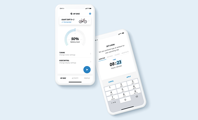 Connect e-bike app screen app connect connection design design app e bike iphone11 mobile